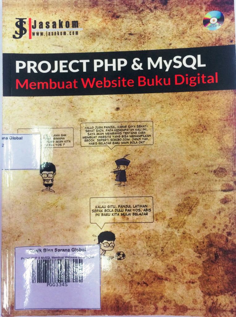 Project PHP & MySQL Membuat Websaite Buku Digital
