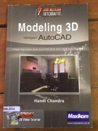 7 Jam Belajar Interaktif Modeling 3D dengan AutoCAD