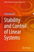 Stability and Control of Linear Systems