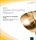 Journal of Applied Accounting Research Accounting and management control