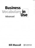 Business Vocabulary In Use Advanced