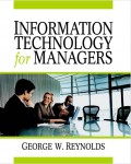INFORMATION TECHNOLOGY FOR MANAGERS