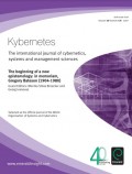 Kybernetes The international journal of cybernetics, systems and management sciences