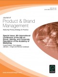 Journal of Product & Brand Management featuring Pricing Strategy & Practice Special issue: 6th International Conference of the SIG on Brand, Identity, and Corporate Reputation of the Academy of Marketing