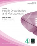 Journal of Health Organization and Management Power and people