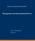 Journal of International Business Management International Review Vol 43